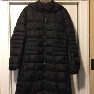 North Face Long Coat - Black